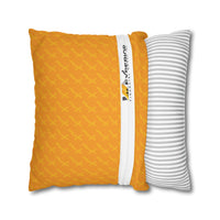 Spun Polyester Square Pillowcase, Orange