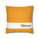 Spun Polyester Square Pillowcase, Orange