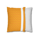Spun Polyester Square Pillowcase, Orange