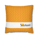 Spun Polyester Square Pillowcase, Orange
