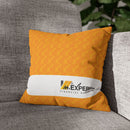 Spun Polyester Square Pillowcase, Orange