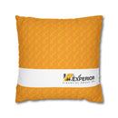 Spun Polyester Square Pillowcase, Orange