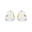 Men's Low Top Sneakers, Yellow Gradient