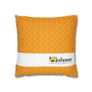 Spun Polyester Square Pillowcase, Orange