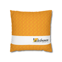 Spun Polyester Square Pillowcase, Orange