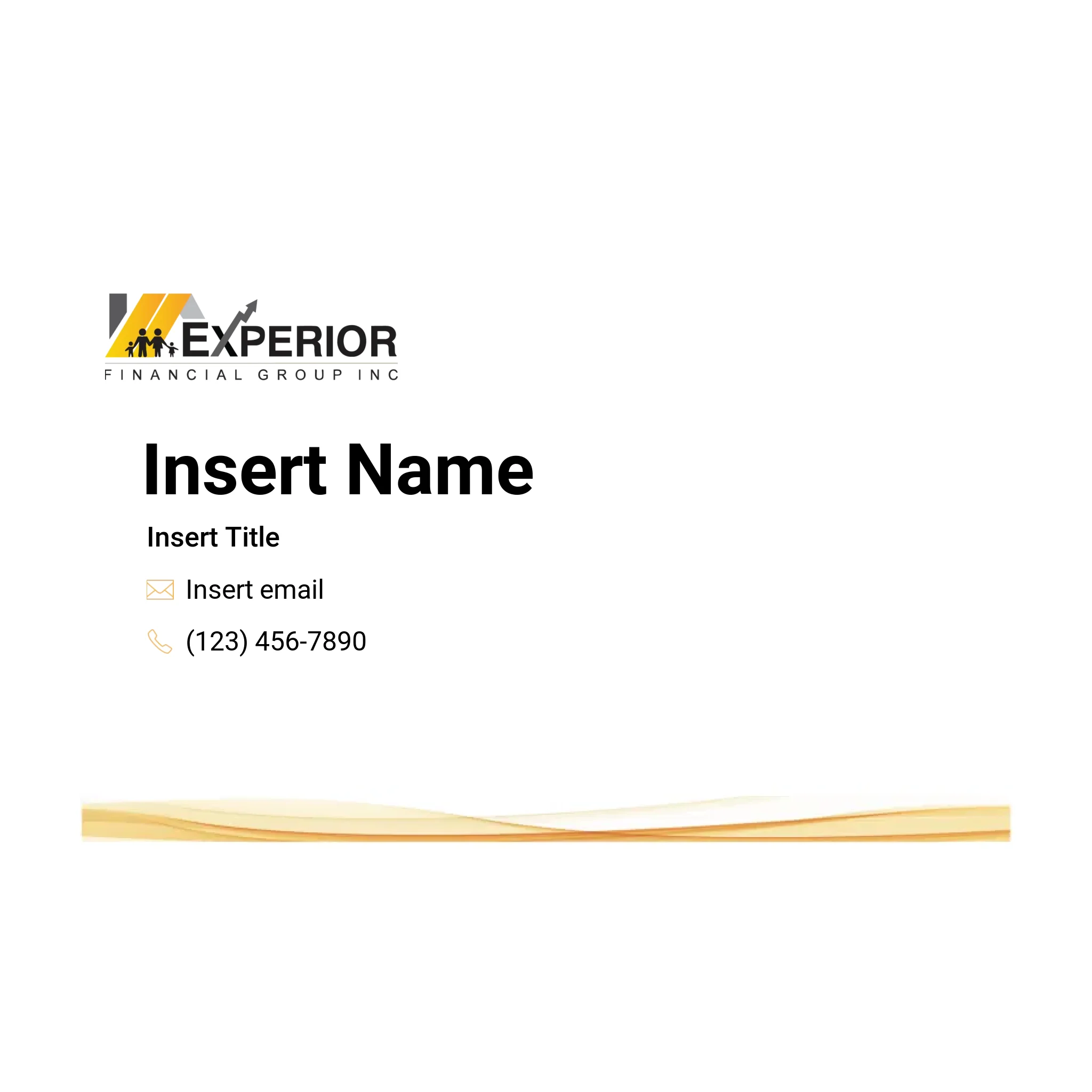 Business Card (No QR) US