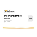 SP Business Cards (With Image) US