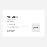 SP US Business Cards with QR and Image