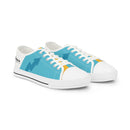 Men's Low Top Sneakers, Blue and Yellow