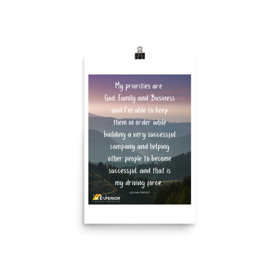 Lee-Ann Prickett Quote Poster