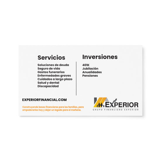 Spanish Business Cards (No QR)